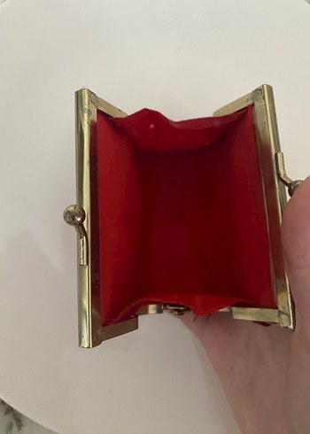  Beden Nakışlı Kırmızı Vintage Kadın Cüzdan