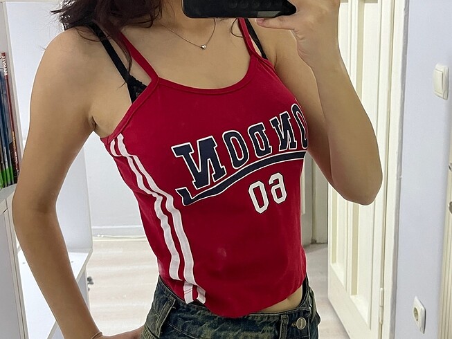 London baskili kirmizi crop