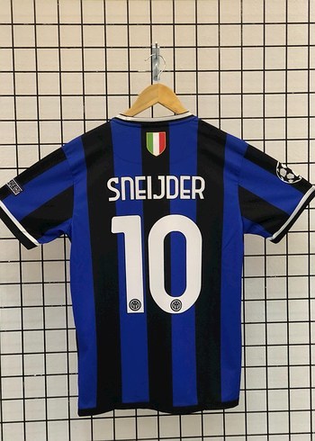 Erkek Mavi Kısa Kollu İnter Sneijder Forma