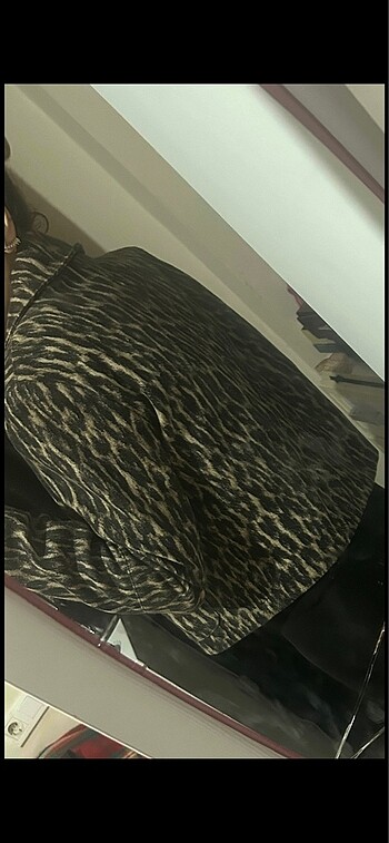s Beden Leopar ceket