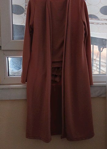 Pembe Uzun Kimono Takımı