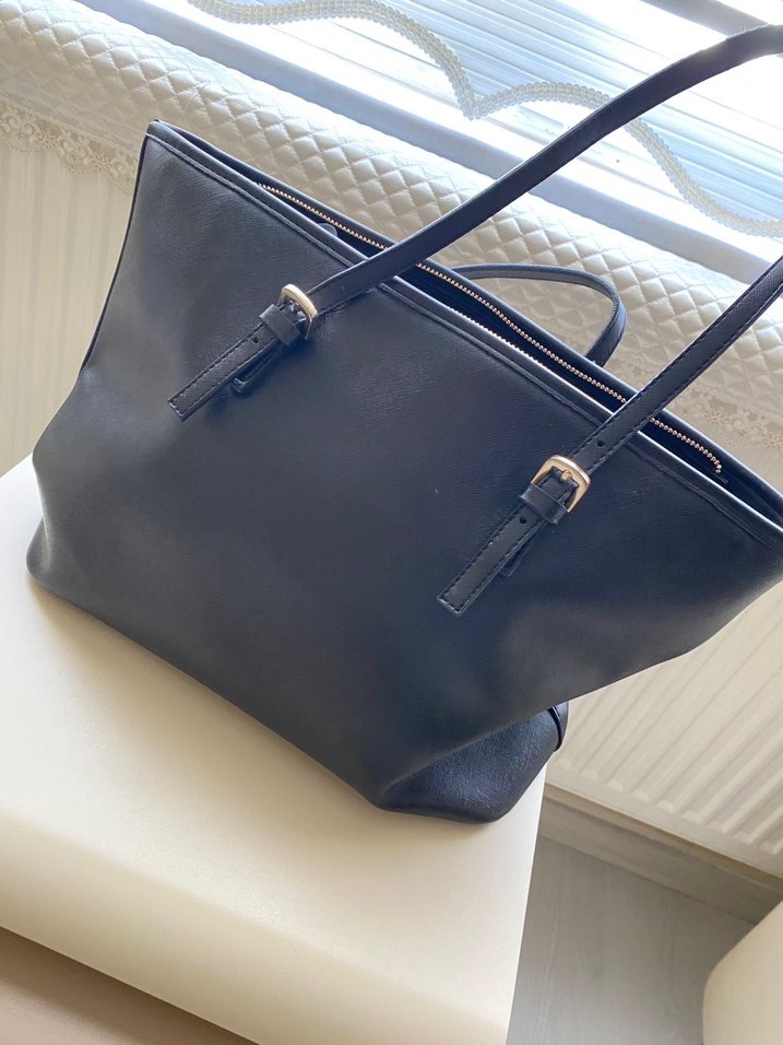 Pierre cardin Klasik Şıklık Siyah Deri Kadın Çanta - Görsel 2