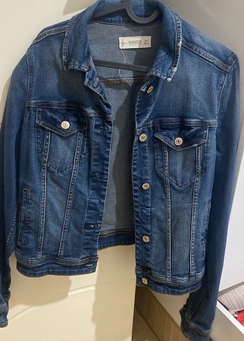 Mango Mavi Denim Ceket Kot Ceket