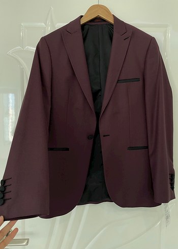 Papyonlu Bordo Damatlık Üstü - Görsel 3