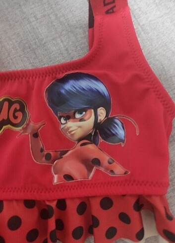 5 Yaş Beden kırmızı Renk Kız çocuk bikini