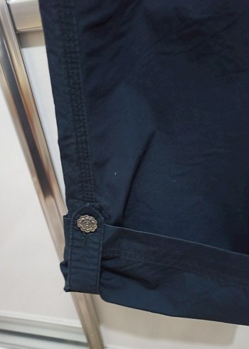 Lacivert Kadın Kapri Pantolon - Görsel 9