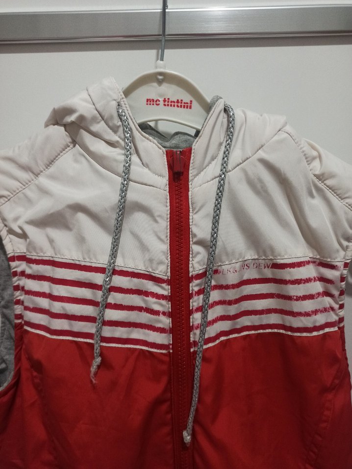 çift taraflı unisex çocuk yelek - Görsel 3