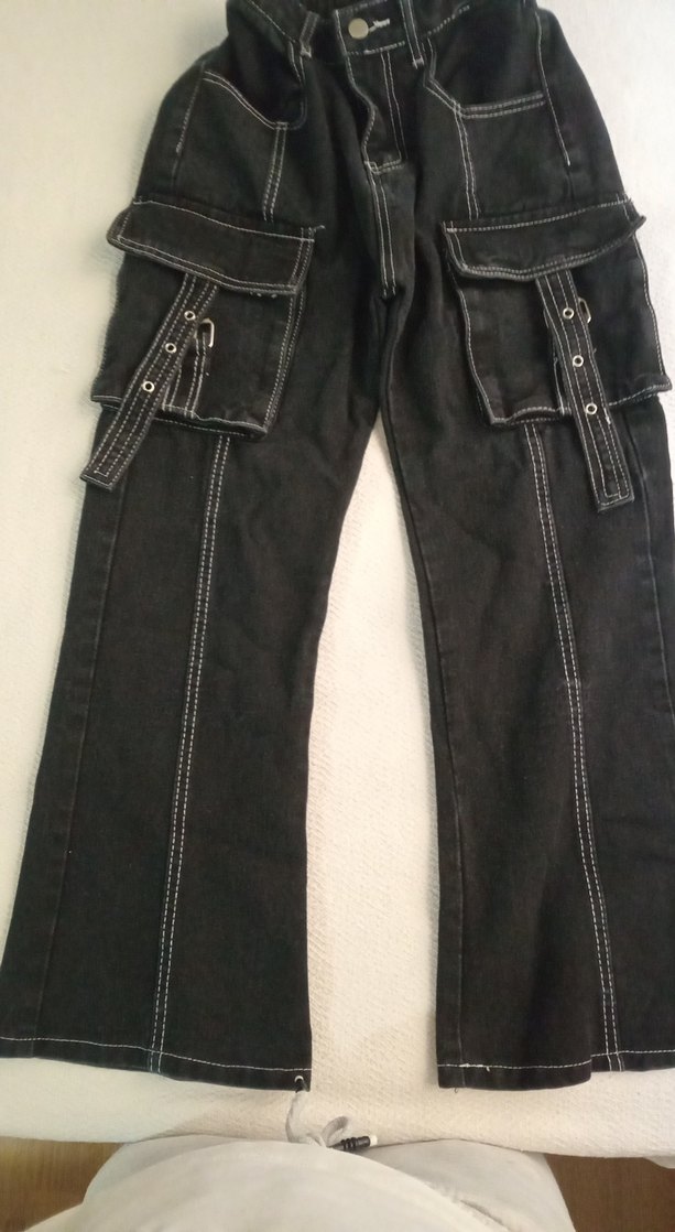 kargo siyah pantalon - Görsel 2