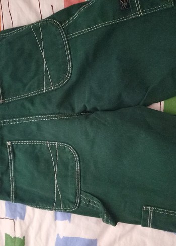 bershka yesil kargo jean - Görsel 4