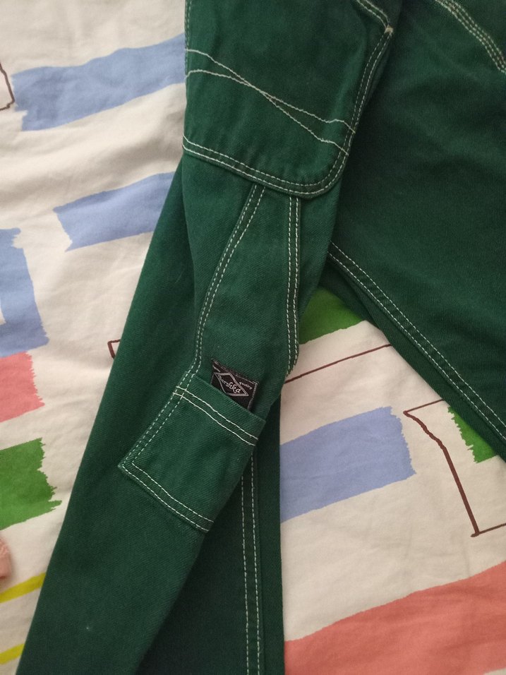 bershka yesil kargo jean - Görsel 3