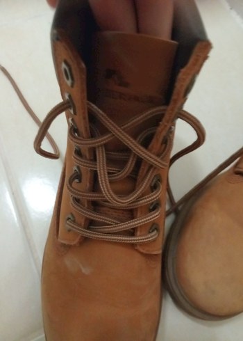 Bej Süet Kadın Dolgu Topuklu Bağcıklı Bot - Görsel 3