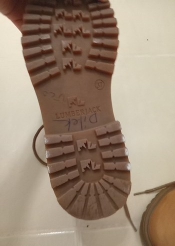 Bej Süet Kadın Dolgu Topuklu Bağcıklı Bot - Görsel 4