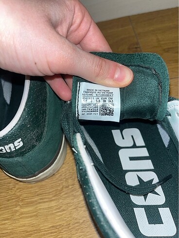 39 Beden yeşil Renk converse ayakkabı
