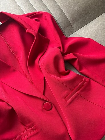 40 Beden Kırmızı blazer