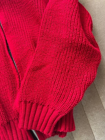 diğer Beden kırmızı Renk Canlı kırmızı hırkamız oversize