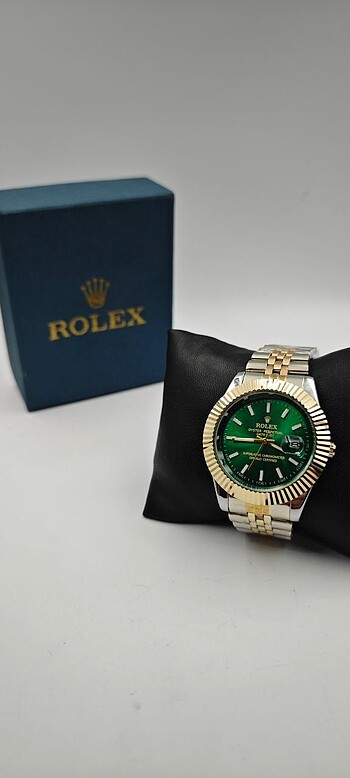 ROLEX ALTIN YEŞİL SAAT