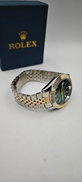 Beden ROLEX ALTIN YEŞİL SAAT