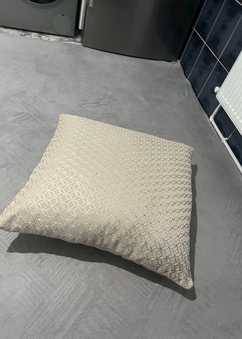 Bej Dokulu Klasik oturma minderi - Görsel 2