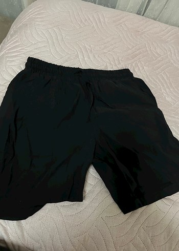 Siyah Rahat Kesim şort - Görsel 2