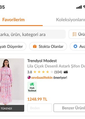 Pembe Bağlama Desenli Uzun Kollu Elbise