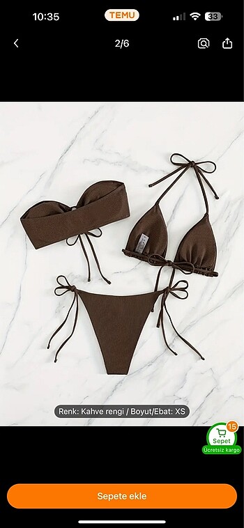 Diğer Bikini takımı set