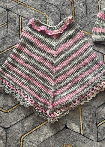 El  Örgüsü bebek Hırka Seti - Görsel 2