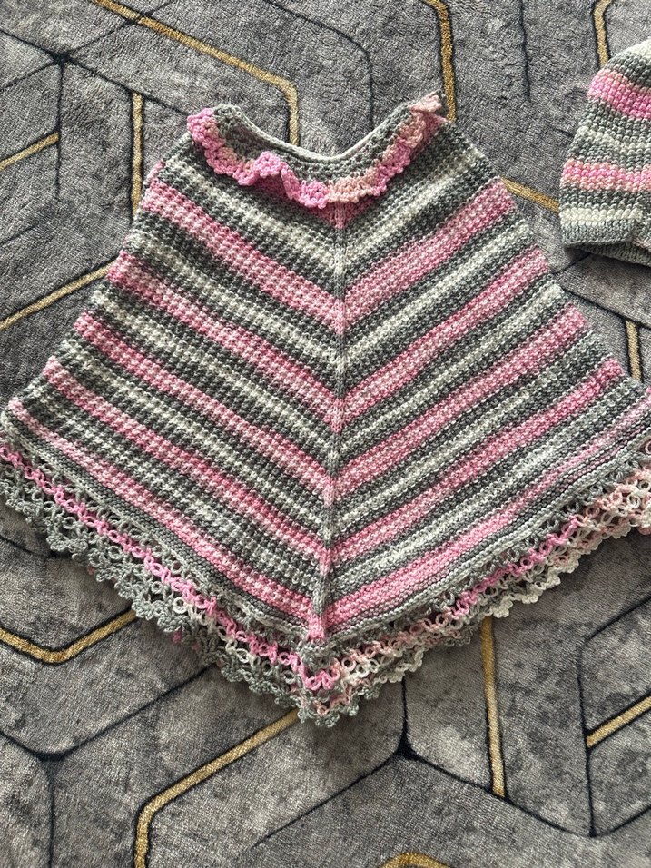 El  Örgüsü bebek Hırka Seti - Görsel 2