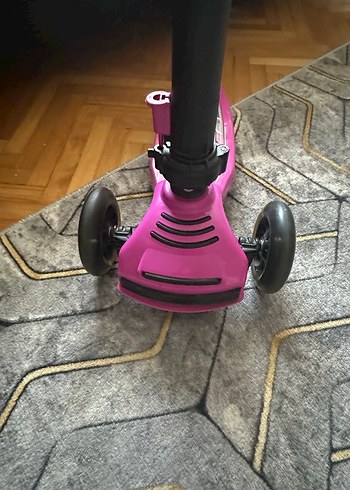 Renkli Pembe Çocuk Scooterı pilsan - Görsel 3