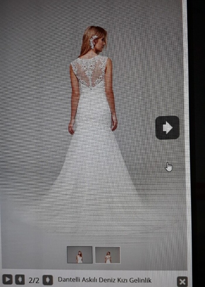 Denizkızı gelinlik 40 beden - Görsel 2