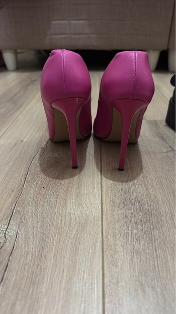 38 Beden pembe Renk pembe stiletto