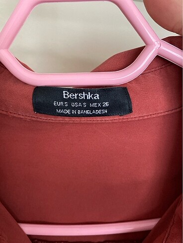 Bershka Kiremit rengi gömlek