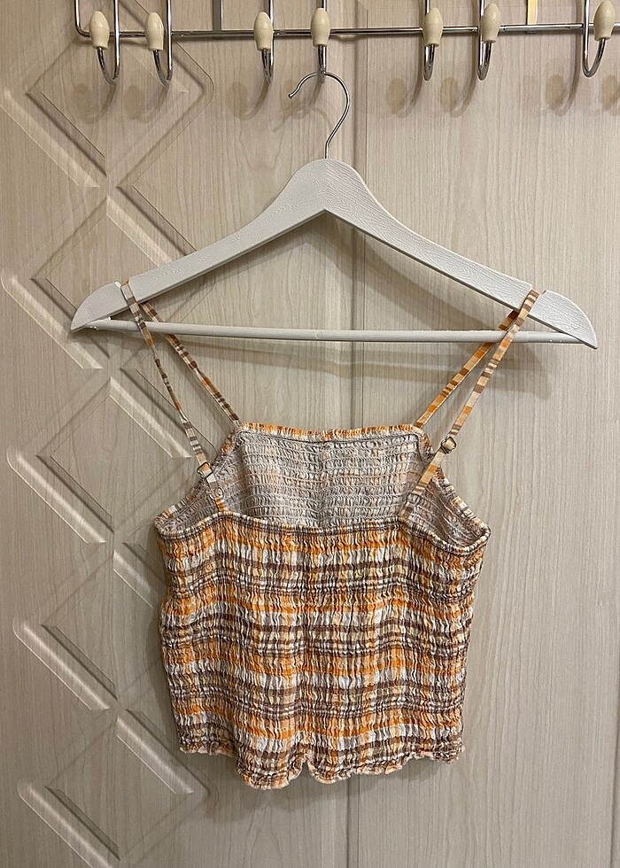 Askılı crop bluz - Görsel 2