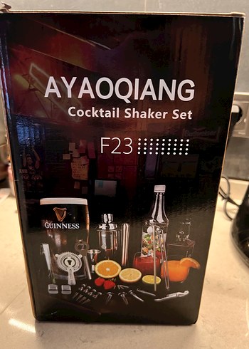 AYAOQIANG F23 Kokteyl Çalkalayıcı Shaker Seti
