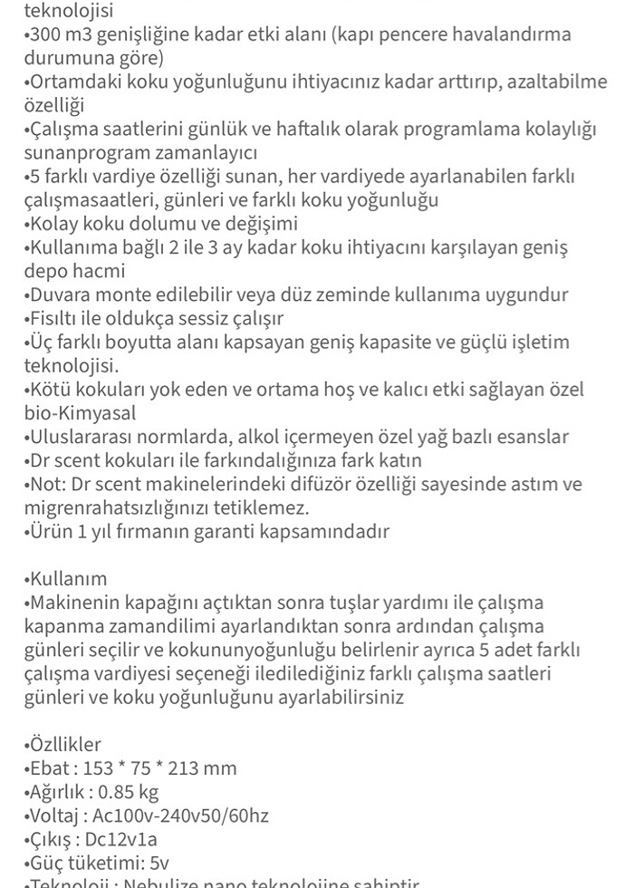 Dr Scent profesyonel koku makinası - Görsel 2