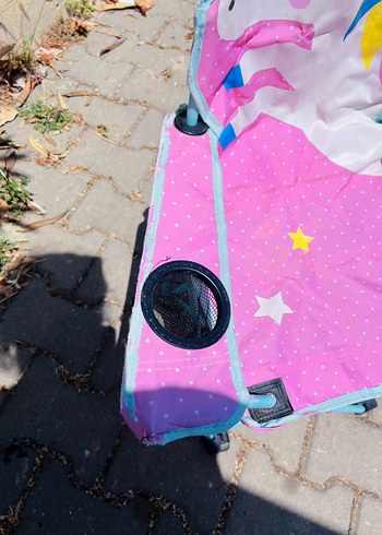 Unicorn Figürlü Çocuk Katlanabilir Sandalye Kamp Sandalyesi - Görsel 3