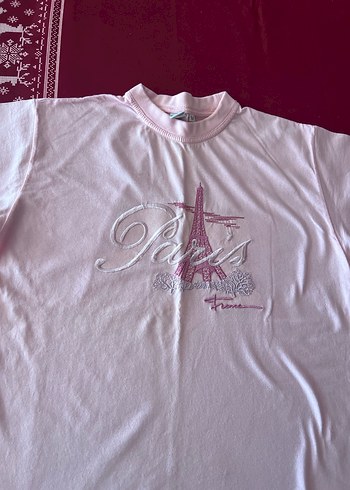 Pembe Kısa Kollu Tişört - Görsel 2