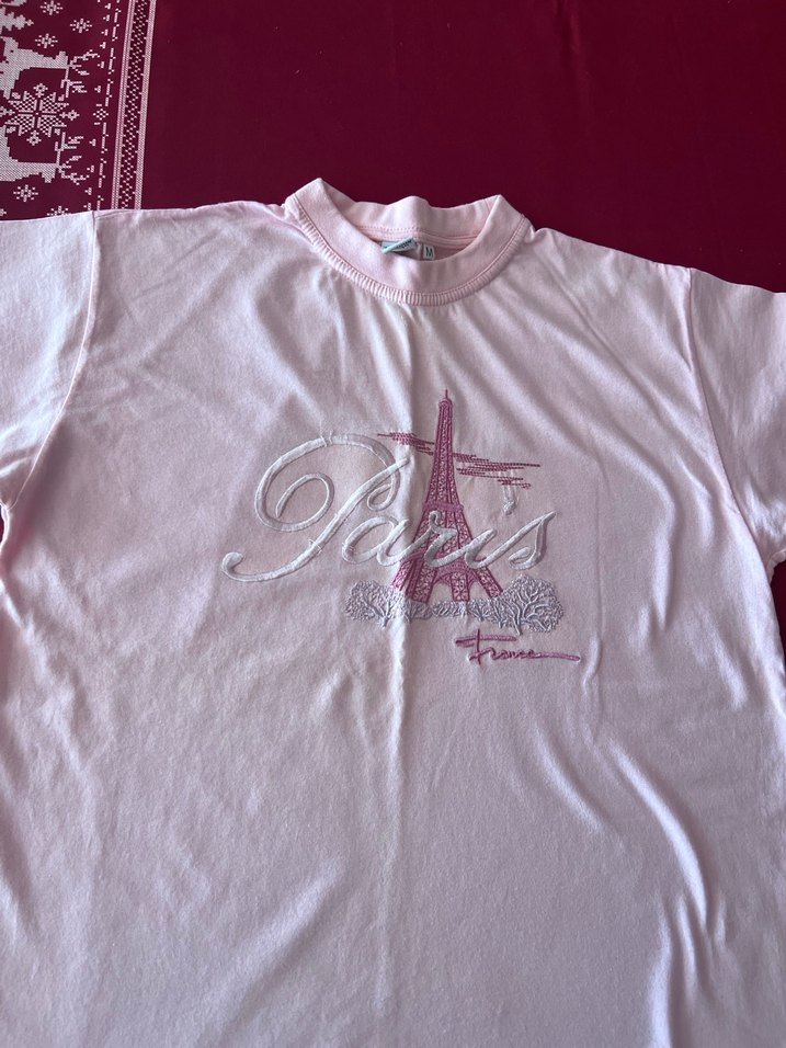 Pembe Kısa Kollu Tişört - Görsel 2