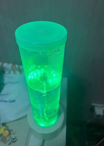 Tchibo Su Girdabı Işıklı Masa Lambası Gece Lambası - Görsel 2