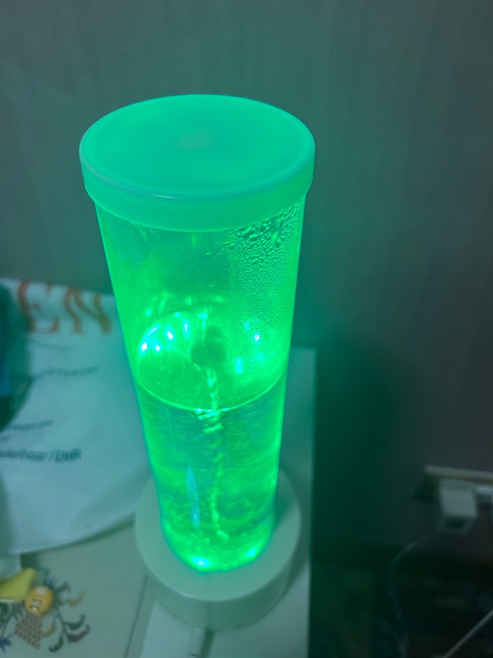 Tchibo Su Girdabı Işıklı Masa Lambası Gece Lambası - Görsel 2