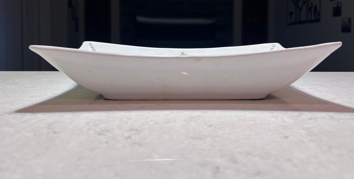 Porselen taşlı sunum tabağı - Görsel 3