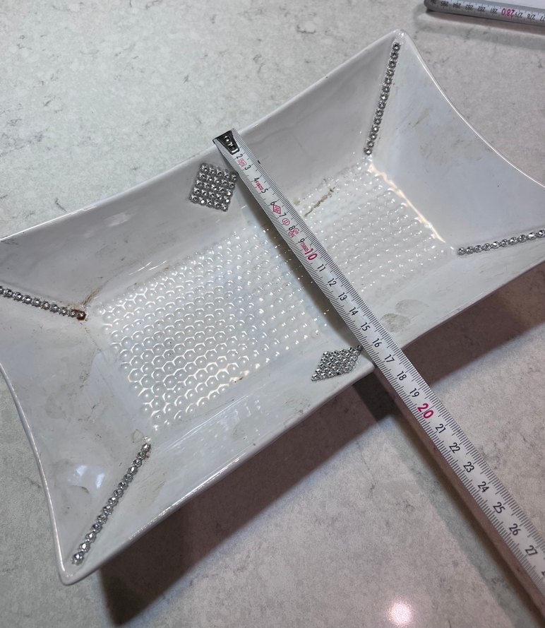 Porselen taşlı sunum tabağı - Görsel 4