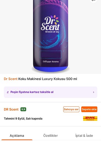 Dr Scent Profesyonel Koku Makinesi Luxury Kokusu - Görsel 3