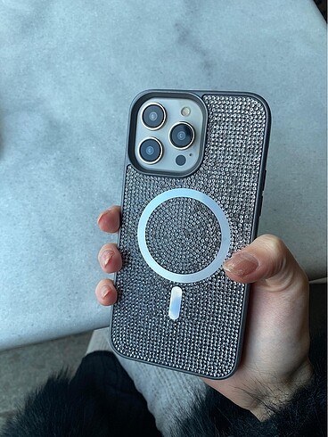 Taşlı Magsafe Case iPhone