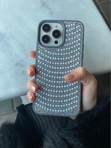 İnci Taşlı Case iPhone