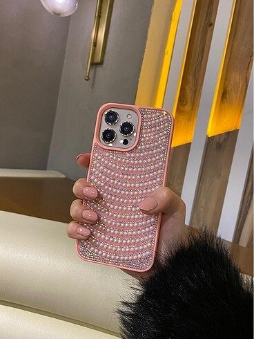 İnci Taşlı Case iPhone