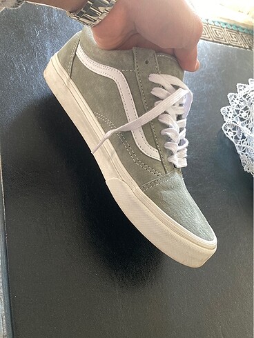 44 Beden yeşil Renk Vans old skool
