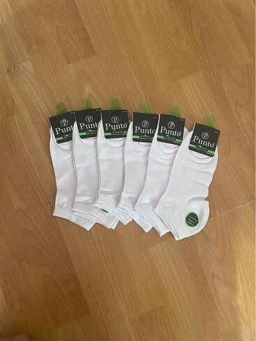 Erkek bambu dikişsiz patik 6 adet