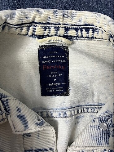 s Beden Bershka vintage kot ceket