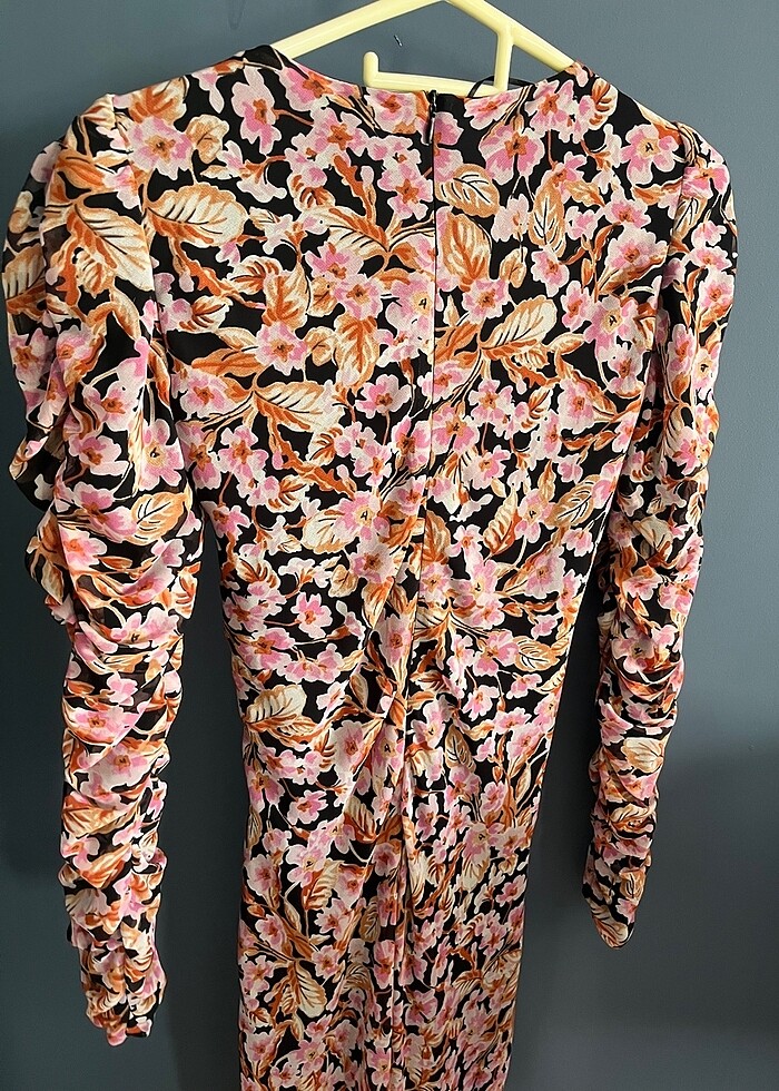 Çiçekli maxi boy ZARA elbise - Görsel 3