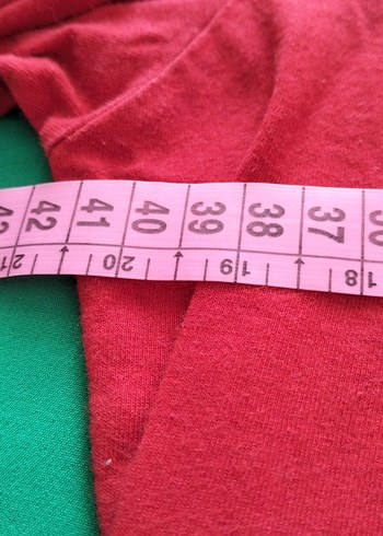 Kırmızı Baskılı Sweatshirt - Görsel 2